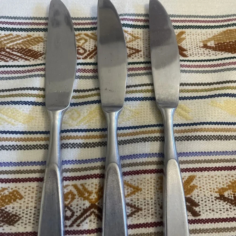3‎ Vintage Utica Uti137 Butter knives Silverware - Replacements